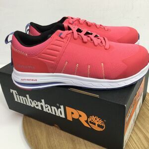 Timberland Womans PRO Overdrive Composite Sneakers Safety Toe Pink Size US 9 NWB